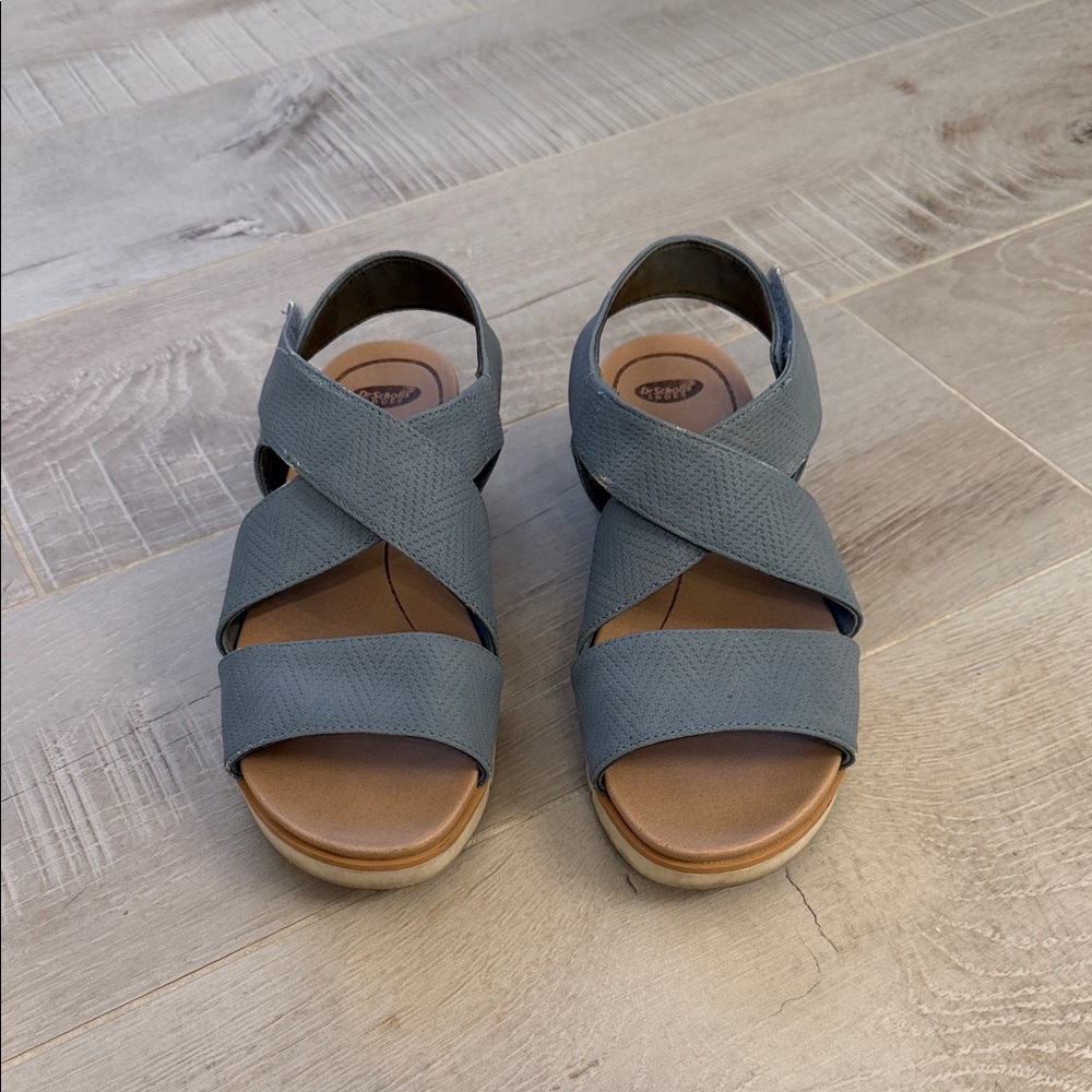 Dr. Scholls Women's Blue Sandals